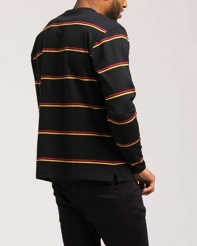 S And F Striped Shirt - Color: Black | Black