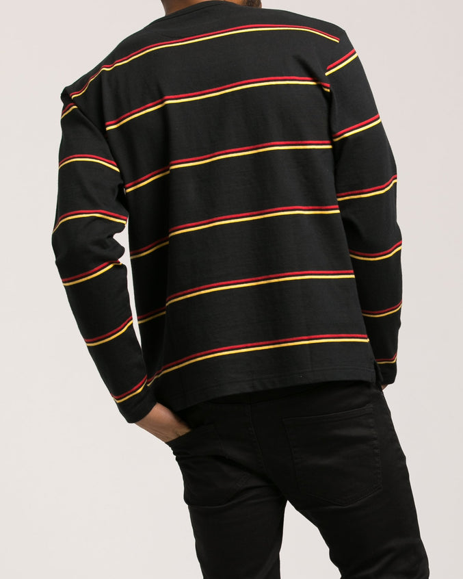 S And F Striped Shirt - Color: Black | Black