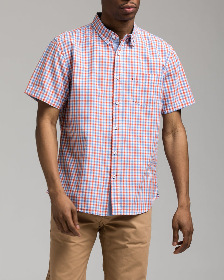 Short Sleeve Plaid Shirt