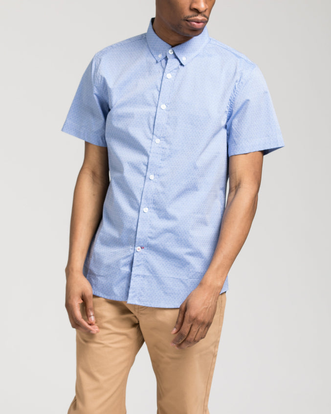Short Sleeve Dolby Shirt - Color: Blue/Navy | Blue