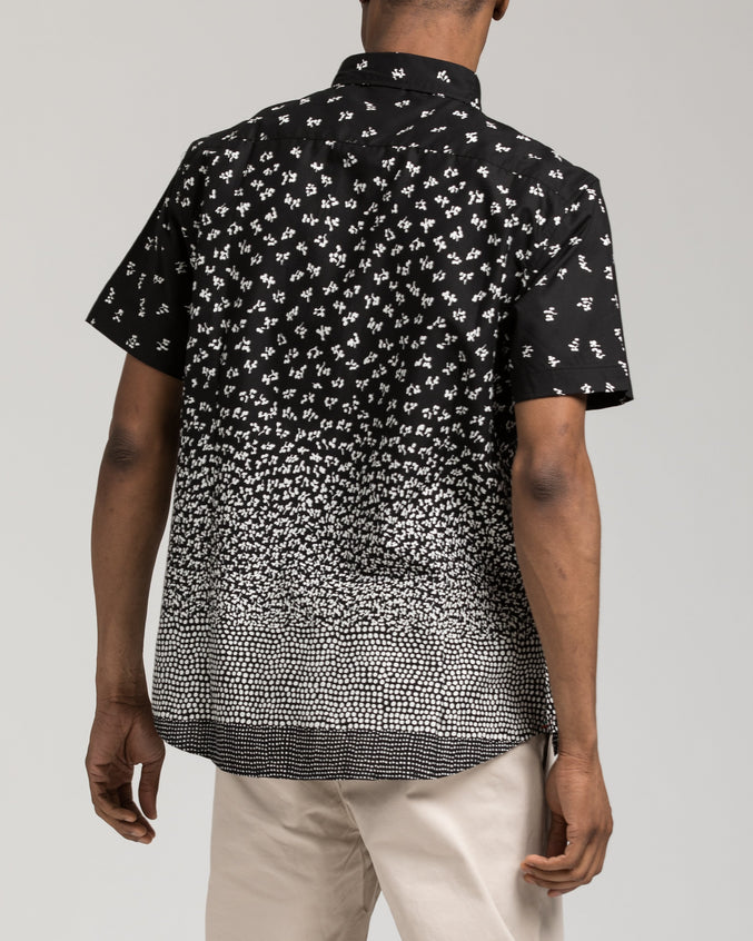 Short Sleeve Repeat Shirt - Color: Black | Black