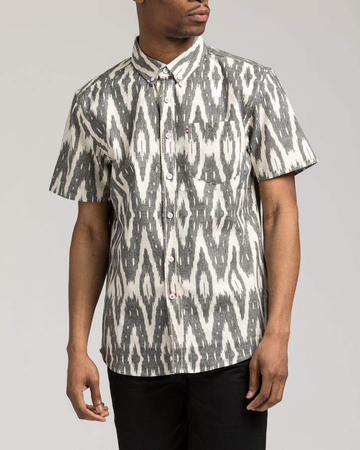Short Sleeve Ikat Shirt