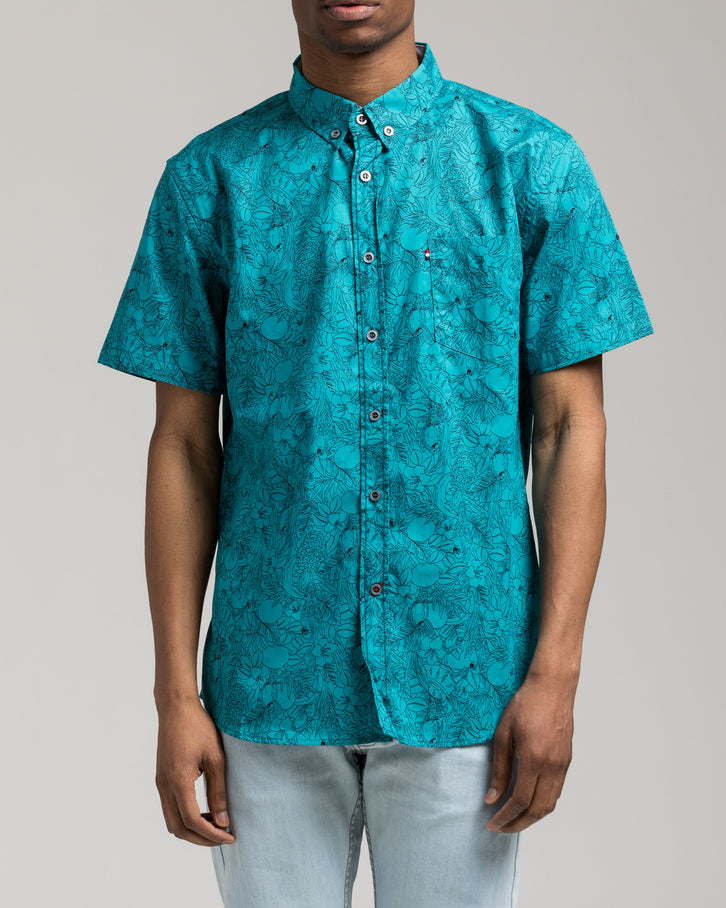 Short Sleeve Floral Shirt