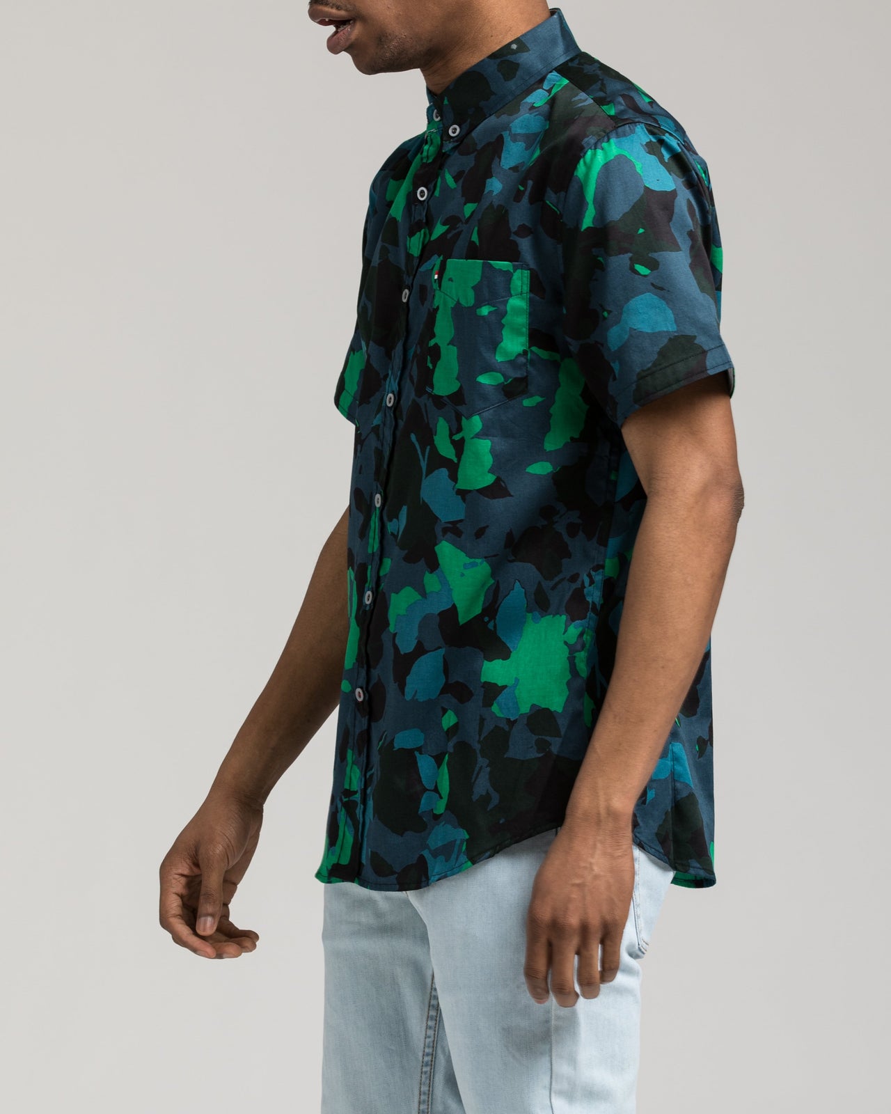 Short Sleeve Camo Shirt - Color: Multi | Multi