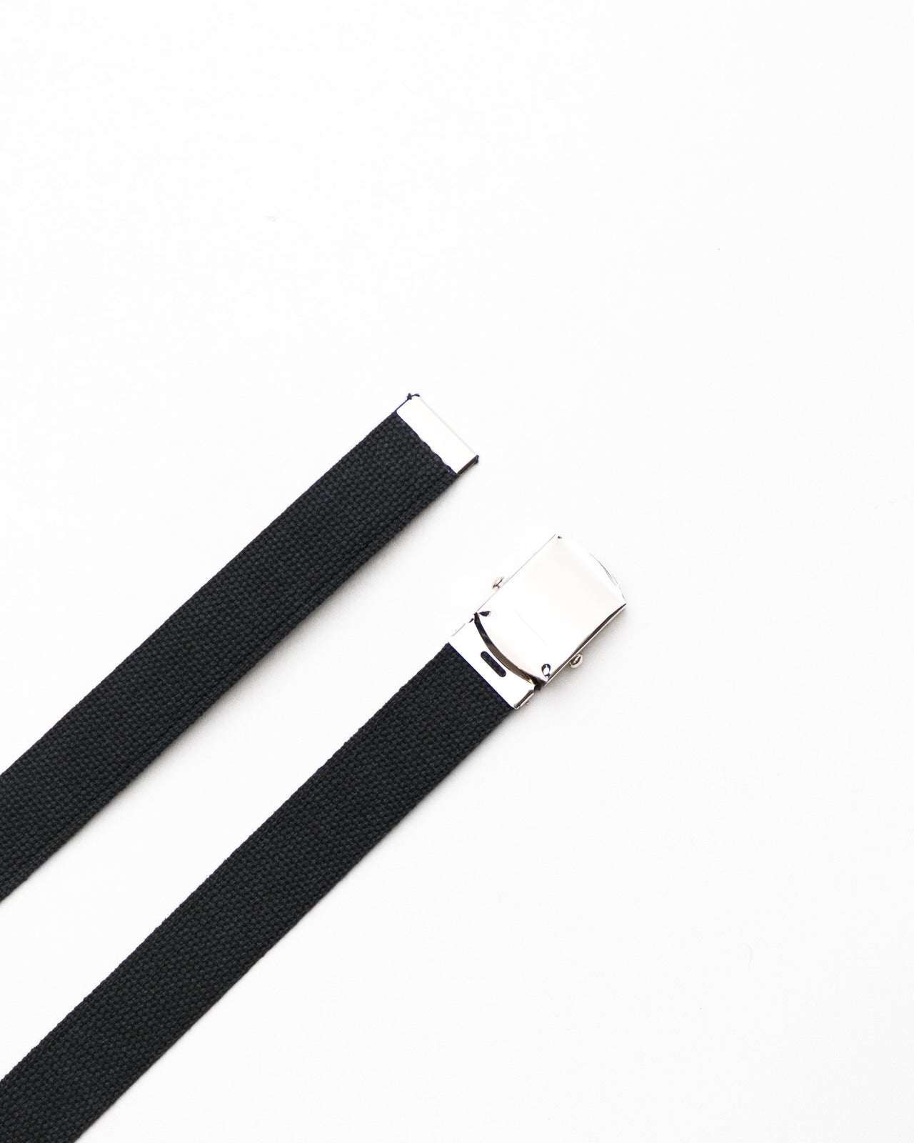 Web Belt - Color: Black/Chrome | Black