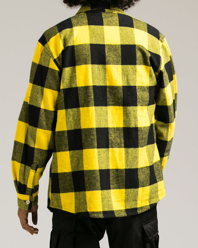 Heavyweight Flannel Shirt - Color: Yellow | Yellow