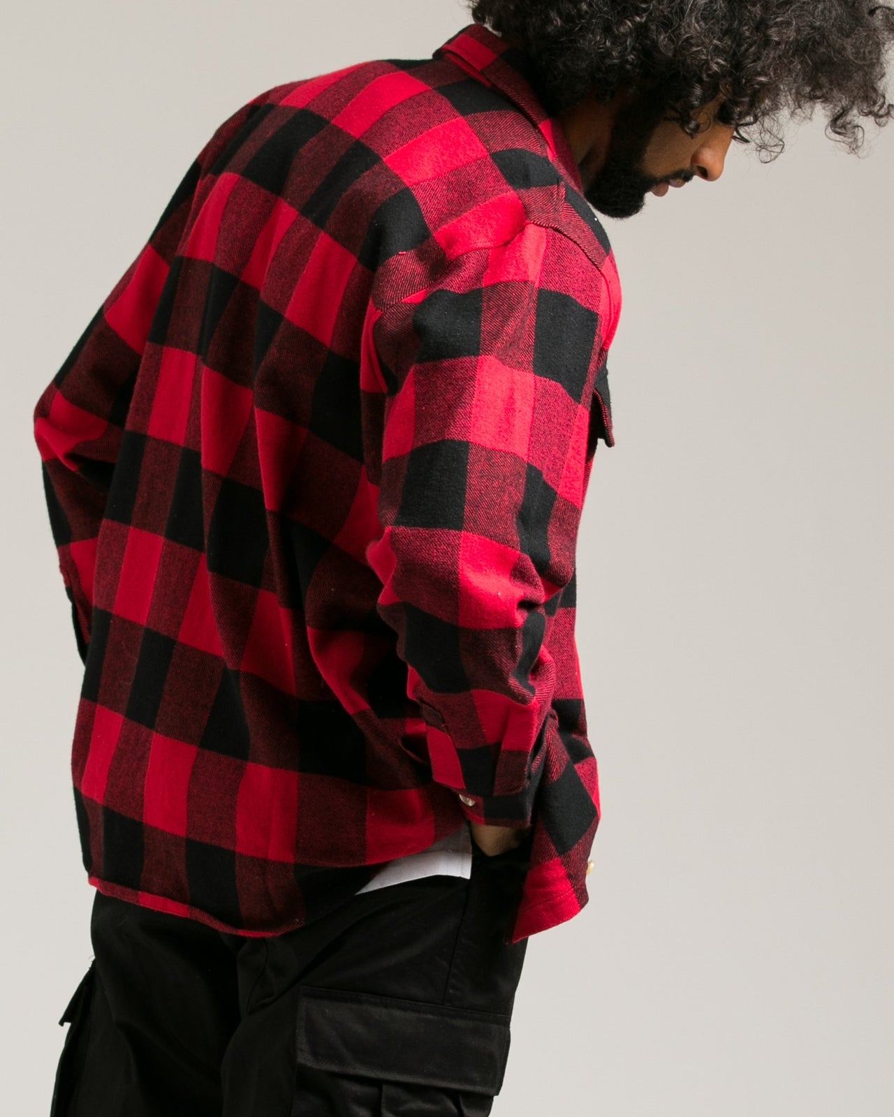 Heavyweight Flannel Shirt - Color: Red | Red