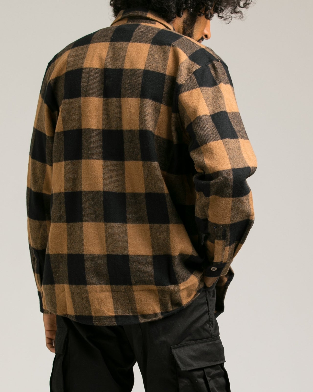 Heavyweight Flannel Shirt - Color: Brown | Brown
