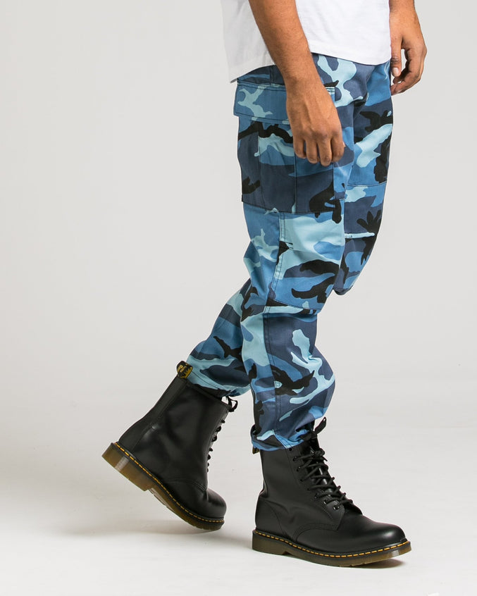 B.D.U. Pants - Color: Sky Blue Camo | Blue