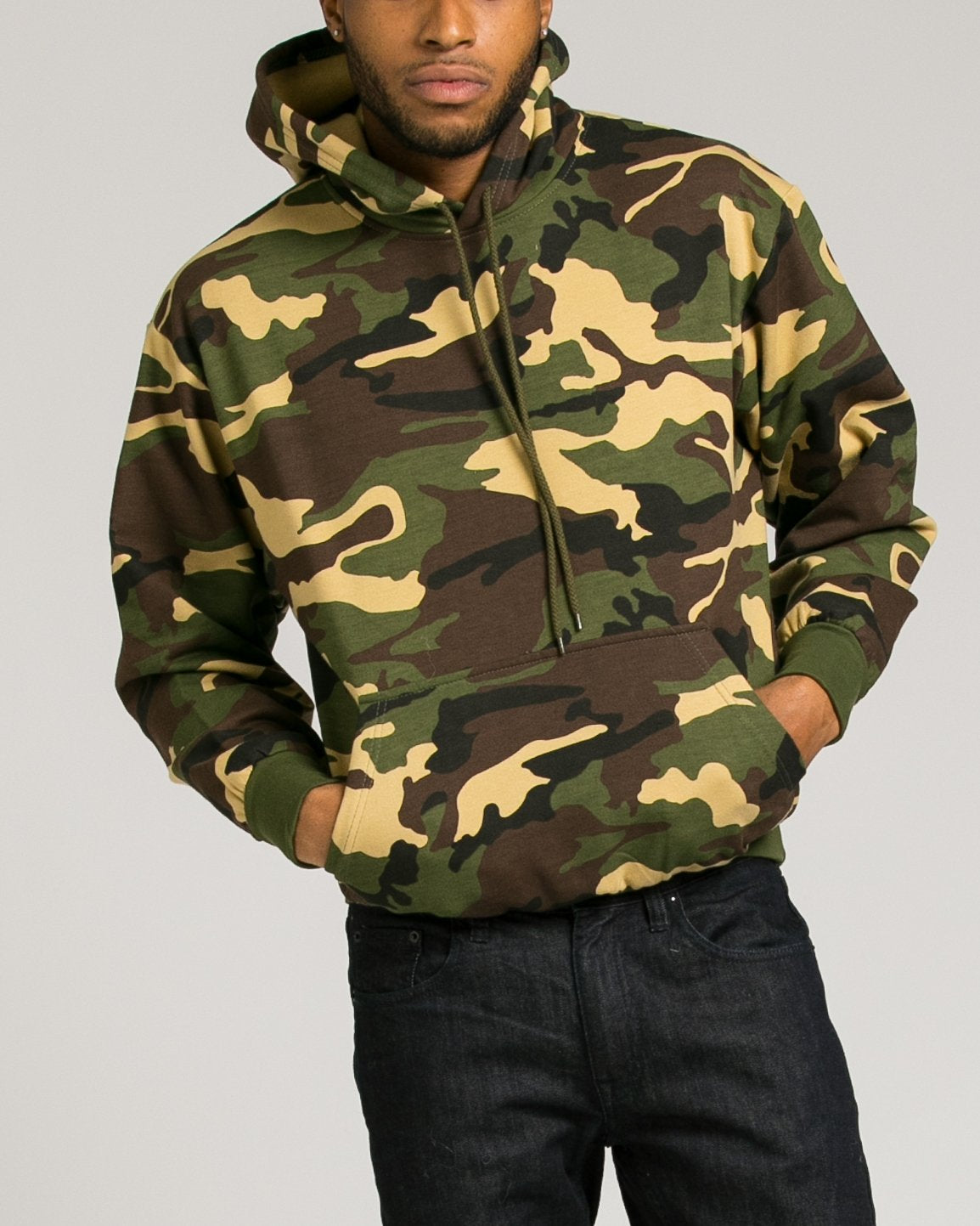 Woodland Camo Hoody - Color: Woodland Camo | Green
