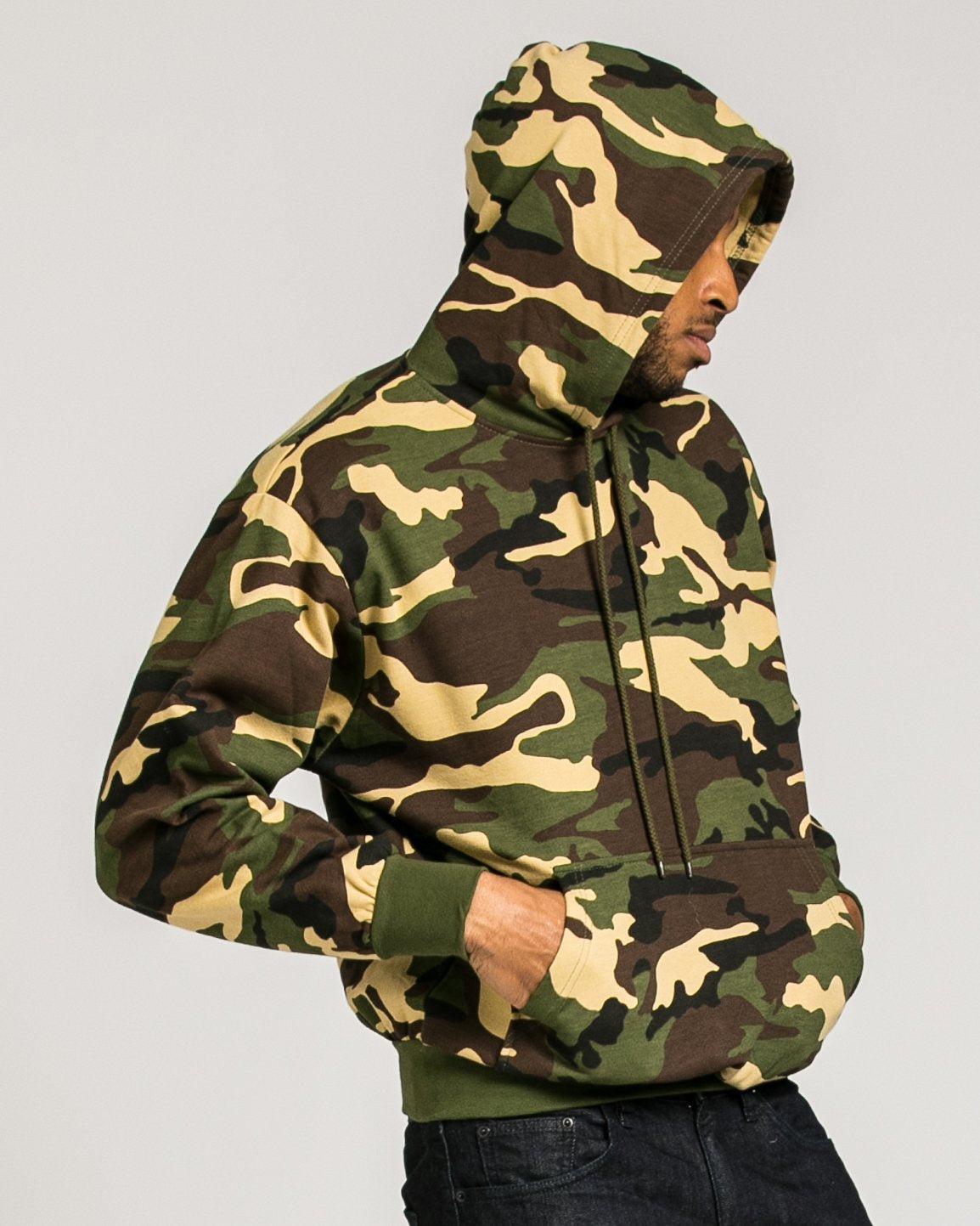 Woodland Camo Hoody - Color: Woodland Camo | Green