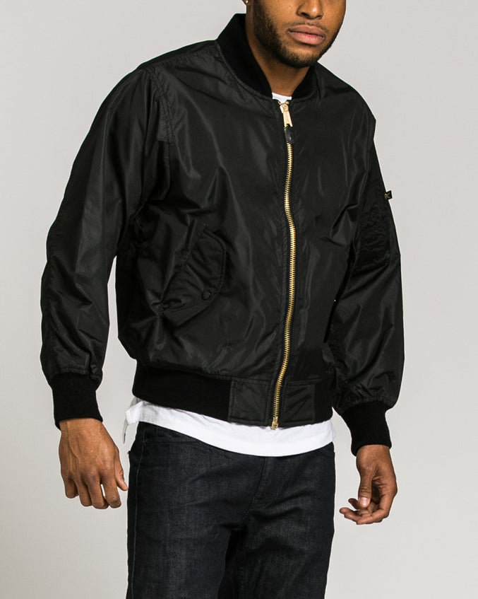Enhanced Nylon MA1 Jacket - Color: Black | Black