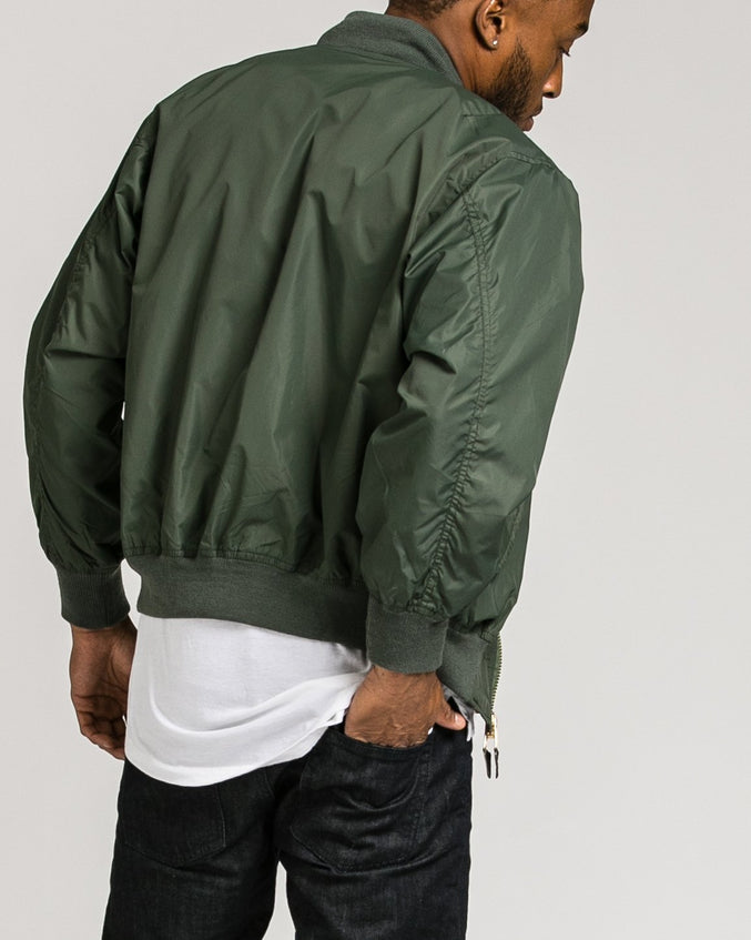 Enhanced Nylon MA1 Jacket - Color: Sage | Green