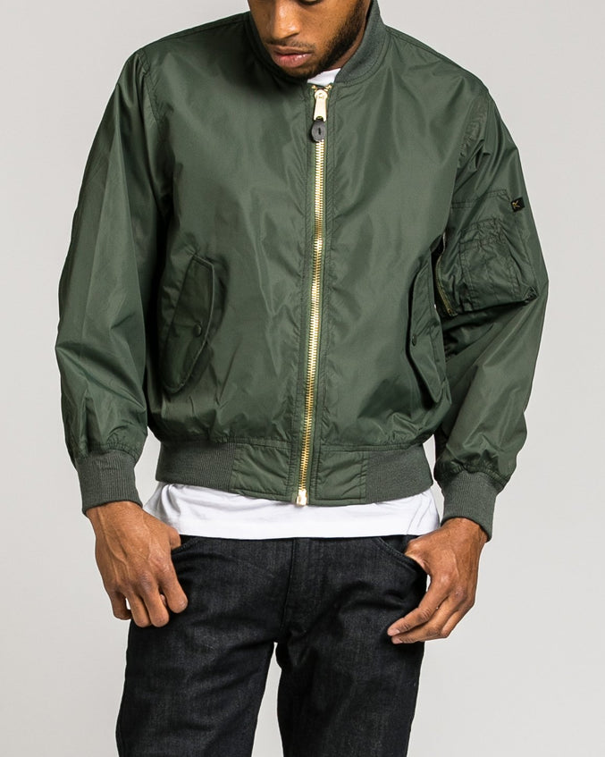 Enhanced Nylon MA1 Jacket - Color: Sage | Green