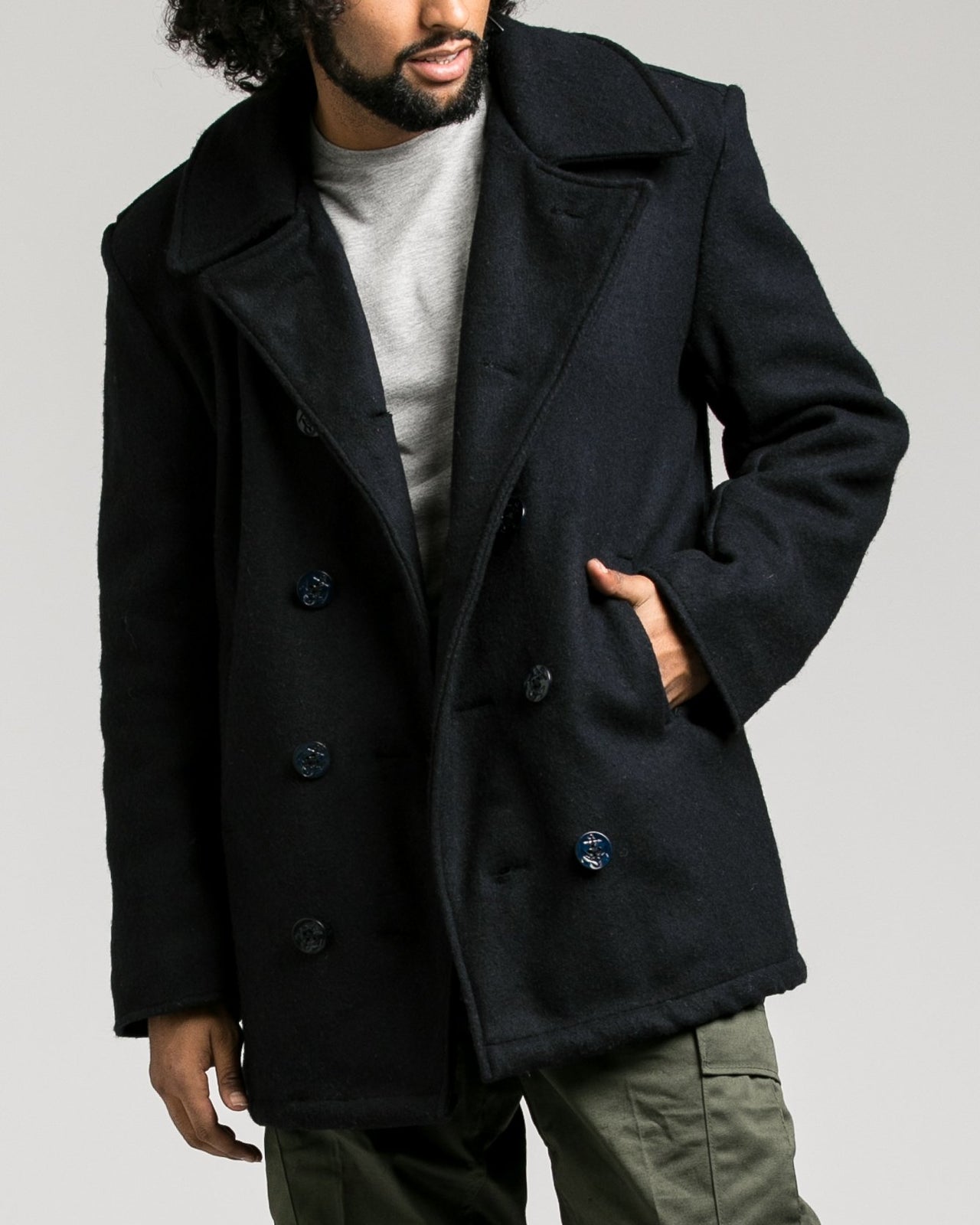 U.S. Navy Type Peacoat - Color: Navy | Blue