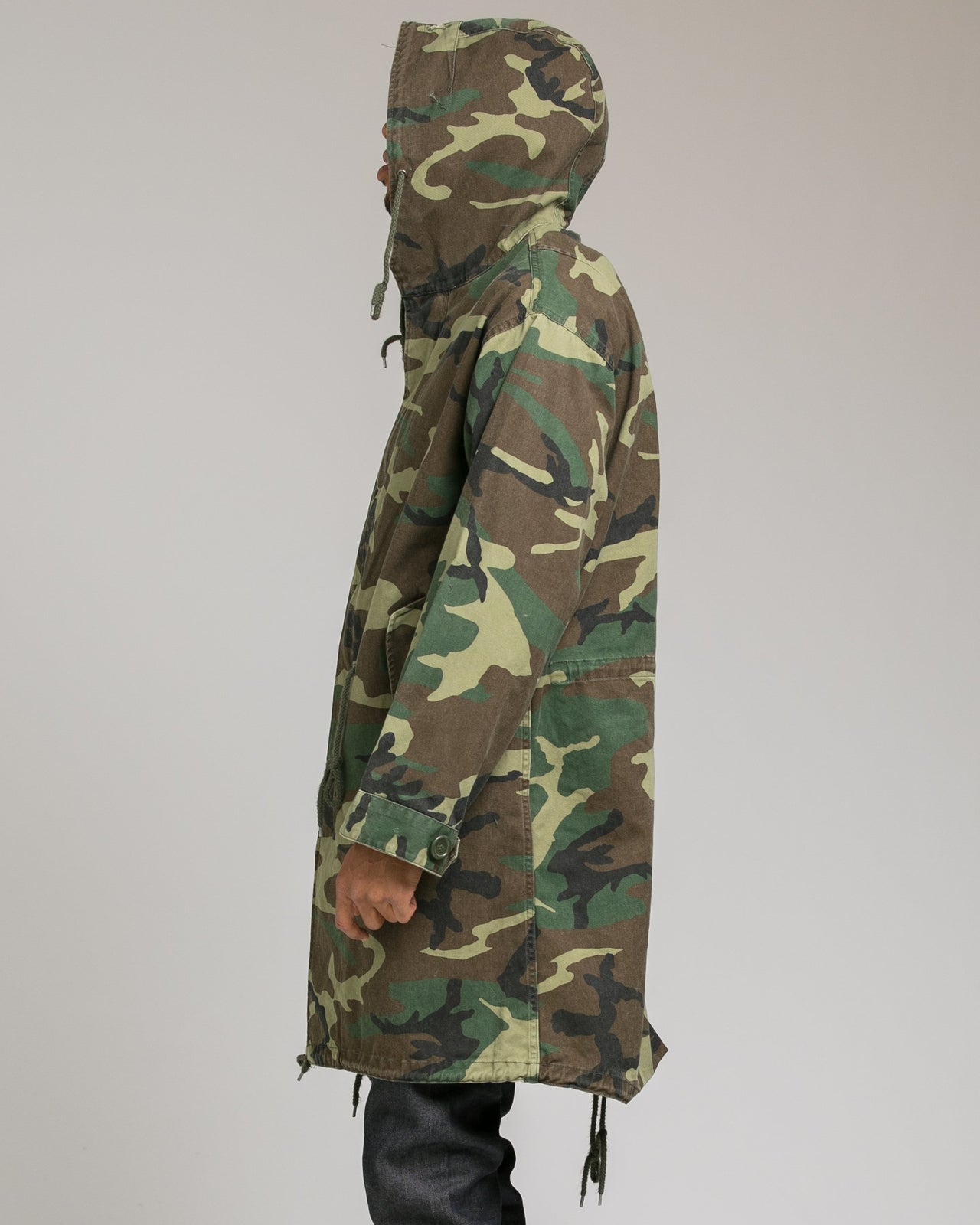 Vintage M 53 Fishtail Parka - Color: Woodland Camo | Green