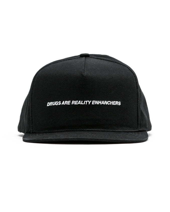 Drugs Enhance Reality Hat - Color: Black | Black