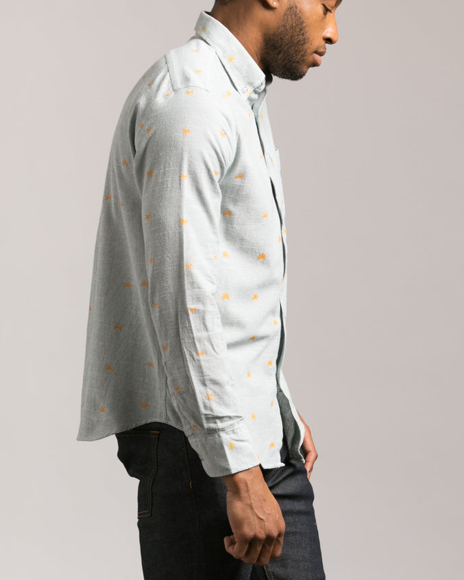 Sun Print Shirt - Color: Green | Green