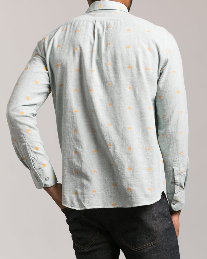 Sun Print Shirt - Color: Green | Green
