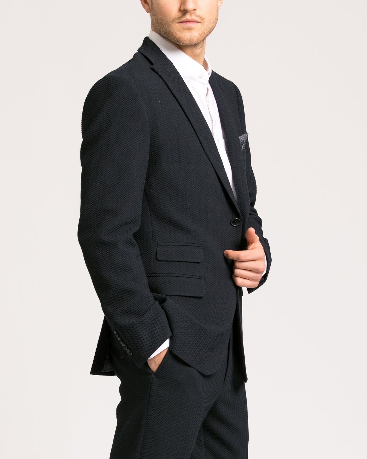 Dover Notch Jacket - Color: Navy Wave | Blue