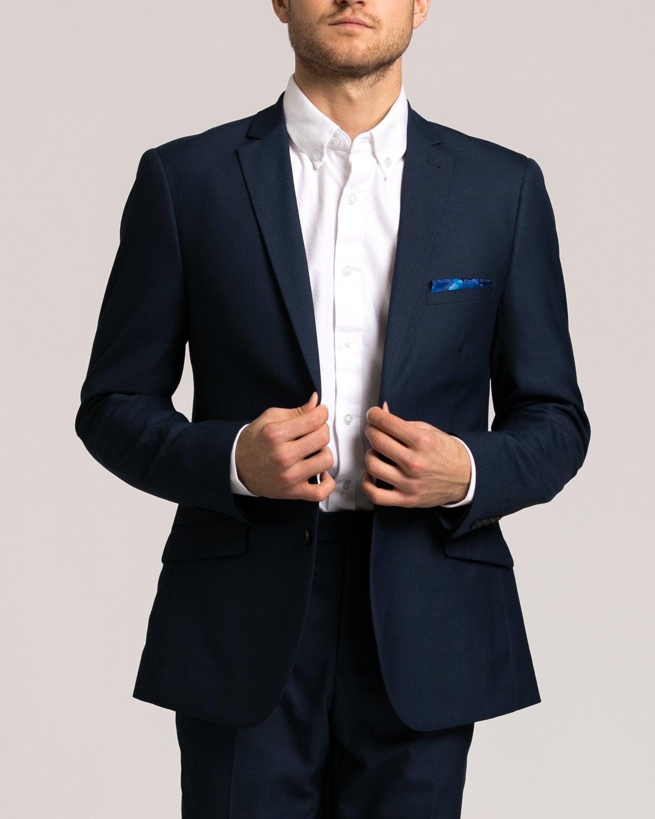 Dover Notch Jacket - Color: Bright Blue Sharkskin | Blue