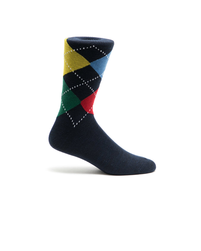 Argyle Crew Sock - Color: Multi | Multi