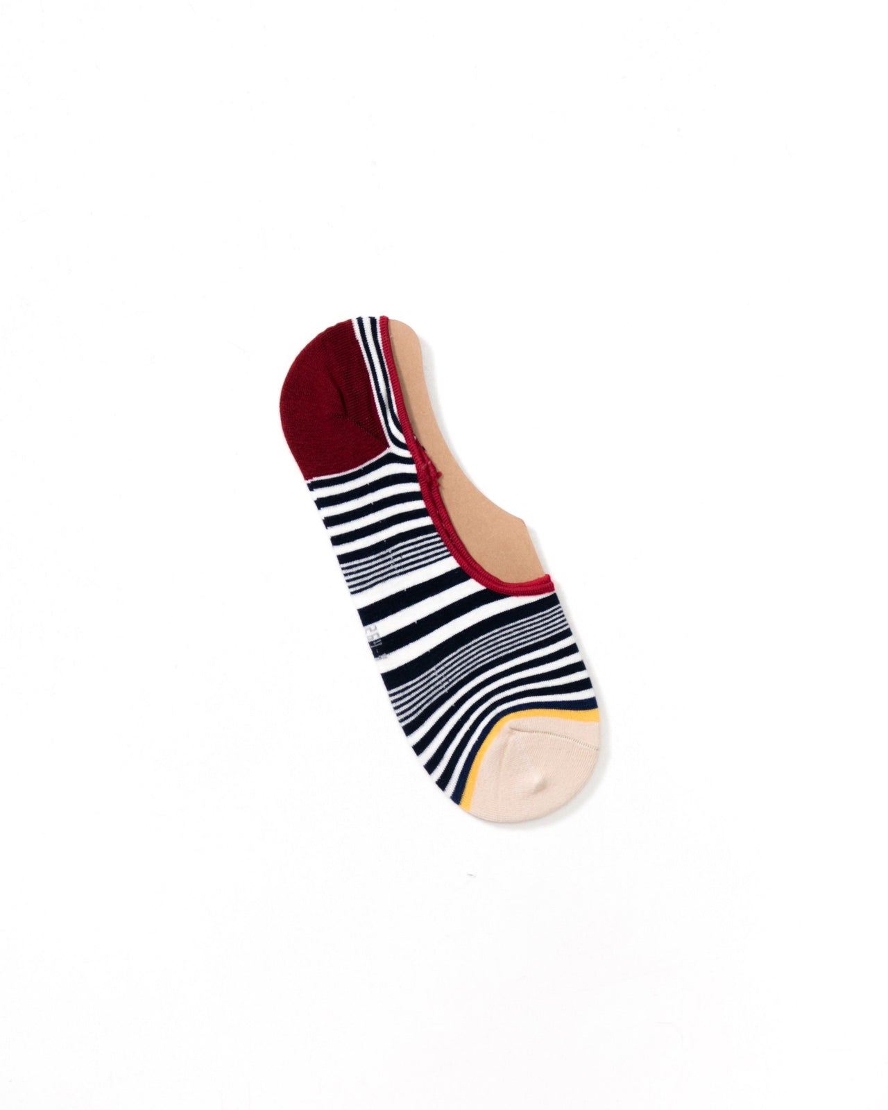 Stripes No Show Sock - Color: Multi |Multi