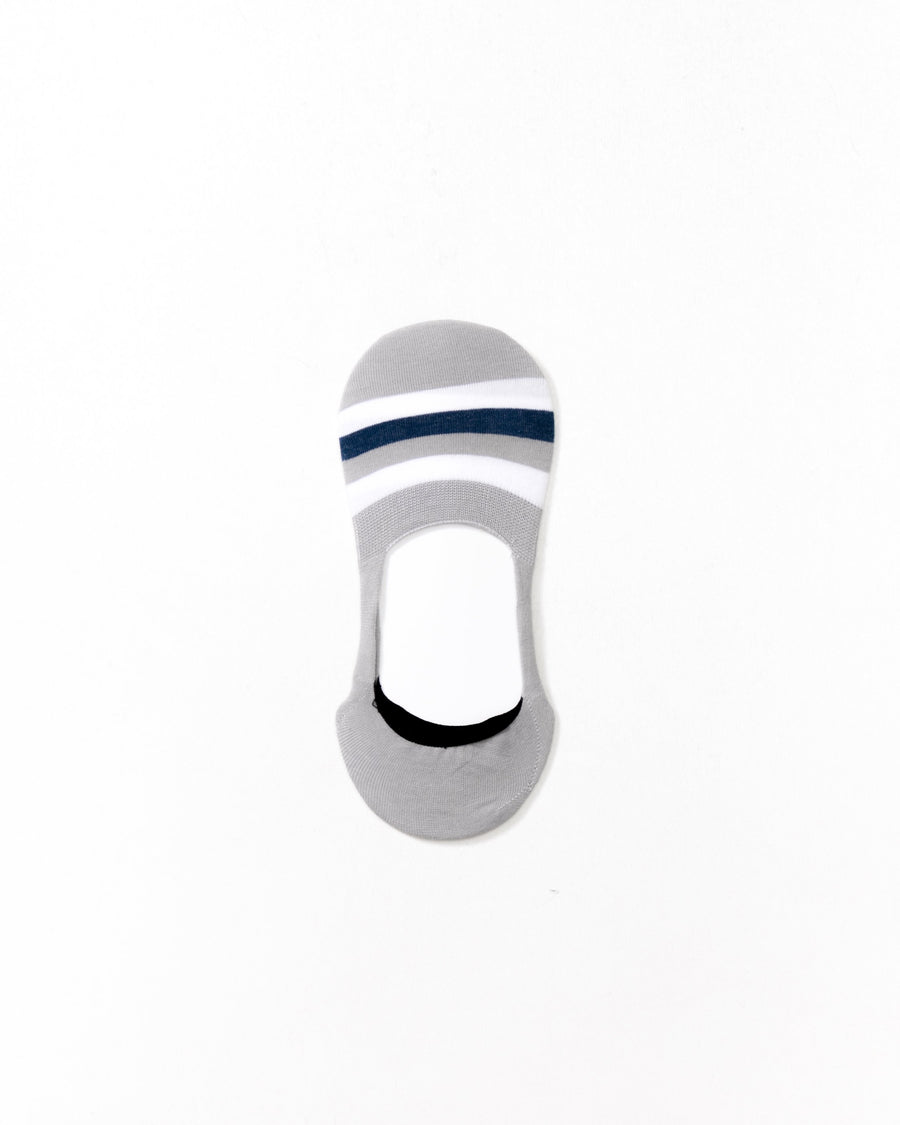 Stripe Toe No Show Sock