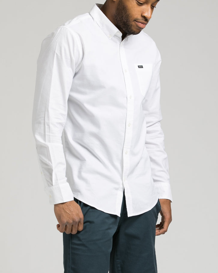 Thatll Do Long Sleeve Oxford Shirt