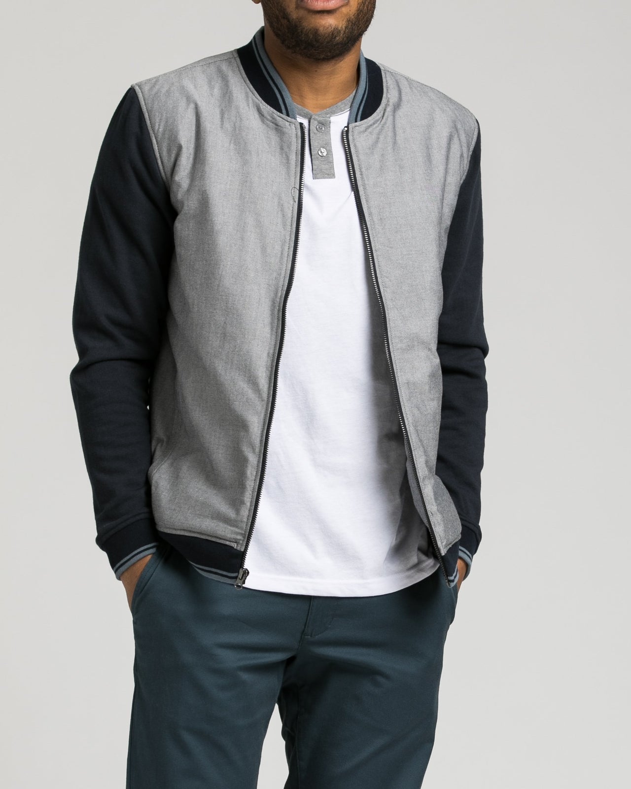 Oxford Bomber - Color: Carbon | Gray