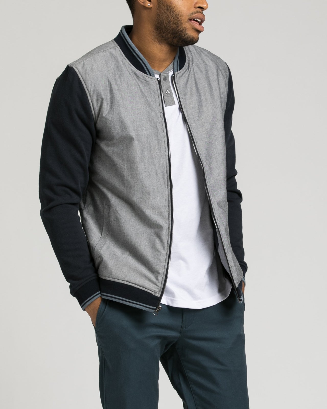Oxford Bomber - Color: Carbon | Gray
