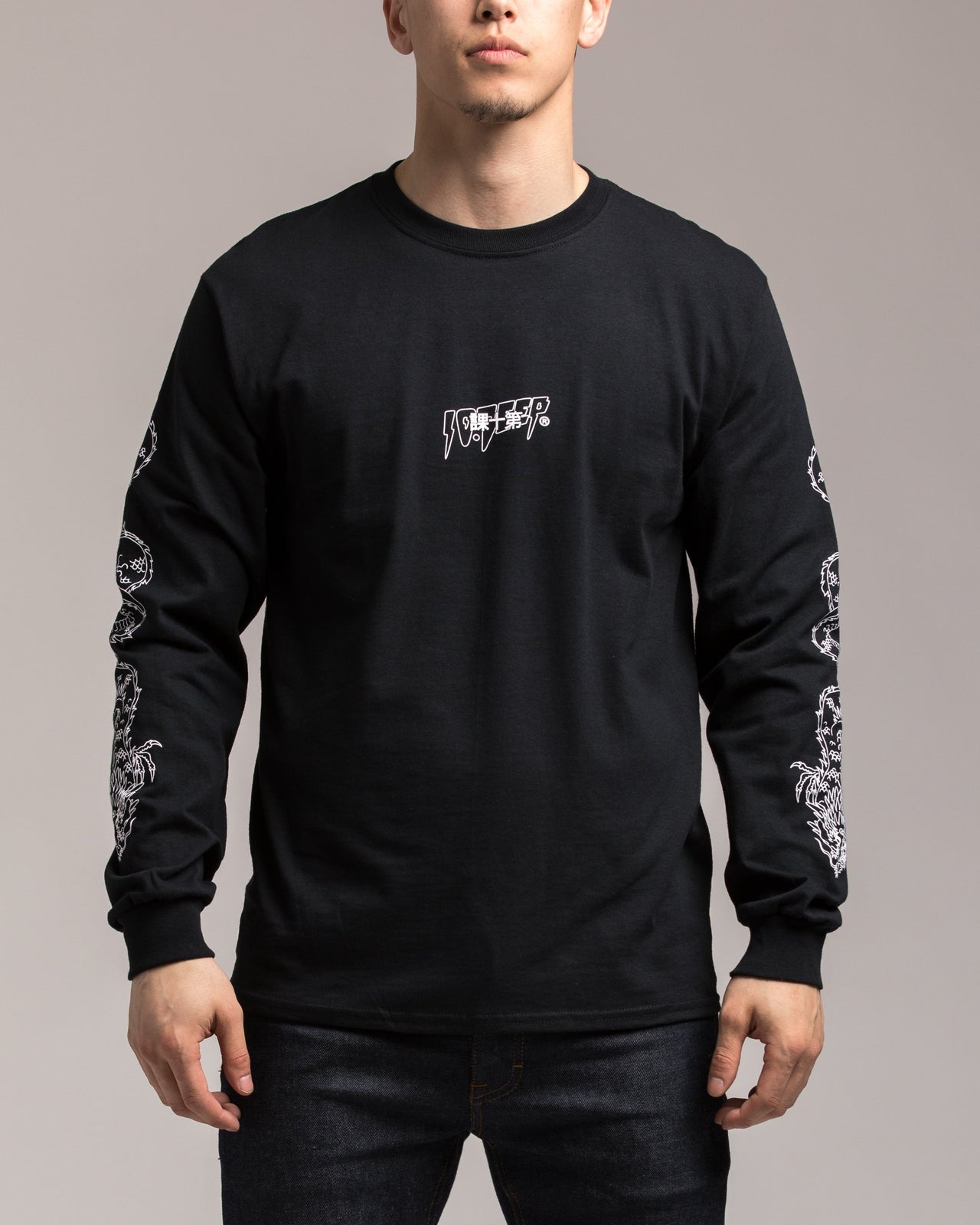 Dargon Kanji Tee - Color: Black | Black