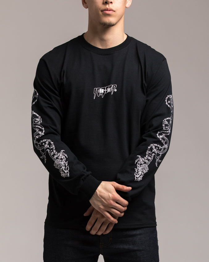 Dargon Kanji Tee - Color: Black | Black