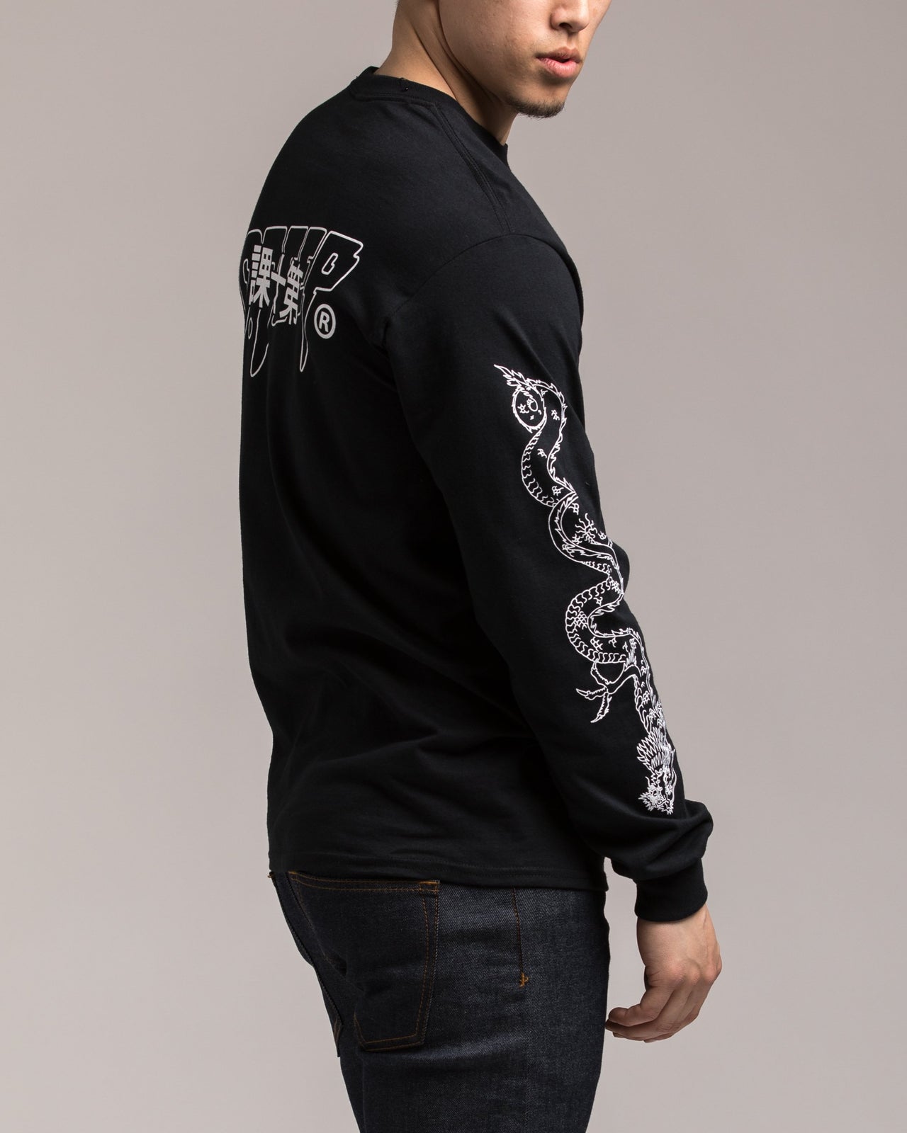 Dargon Kanji Tee - Color: Black | Black