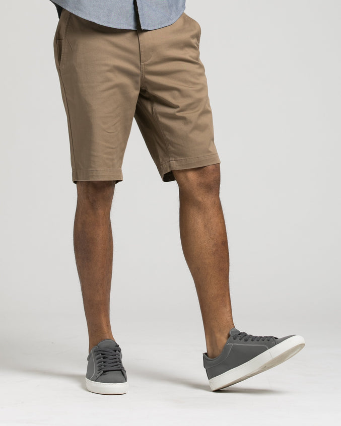 Weekend Stretch Short - Color: Dark Khaki | Beige