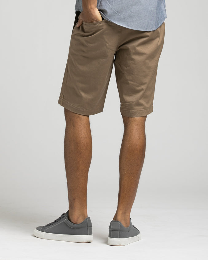 Weekend Stretch Short - Color: Dark Khaki | Beige