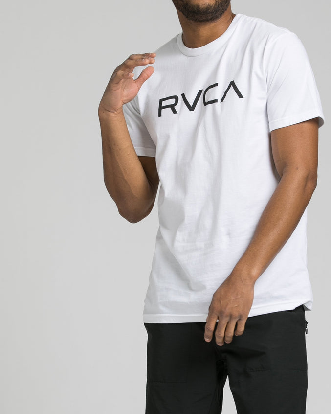 Big Rvca Tee - Color: White/Black | White