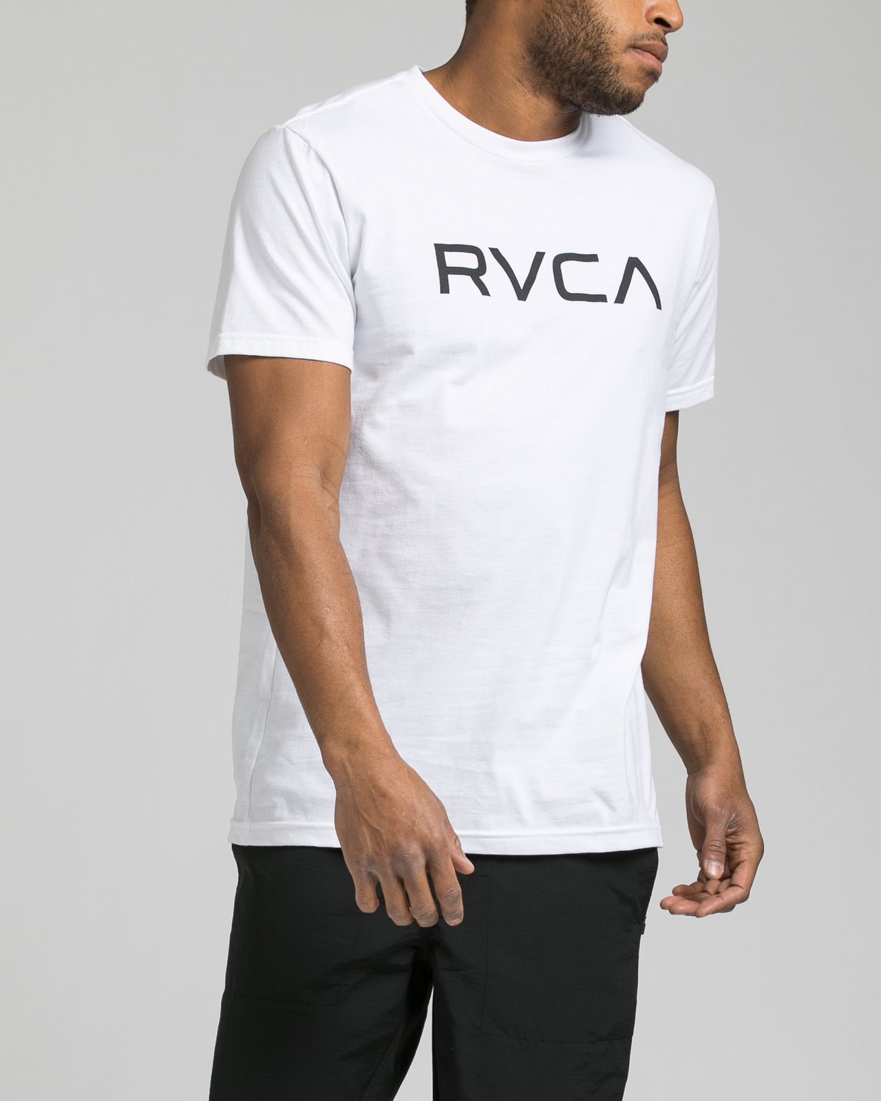 Big Rvca Tee - Color: White/Black | White