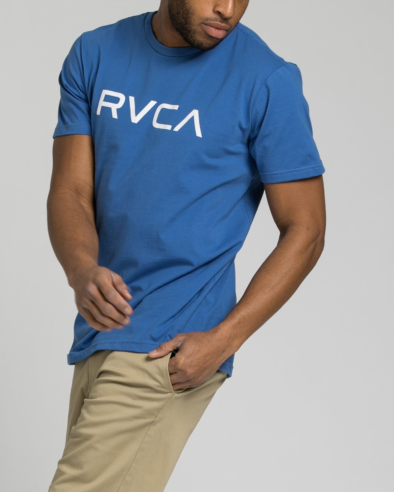 Big Rvca Tee - Color: Cobalt | Blue