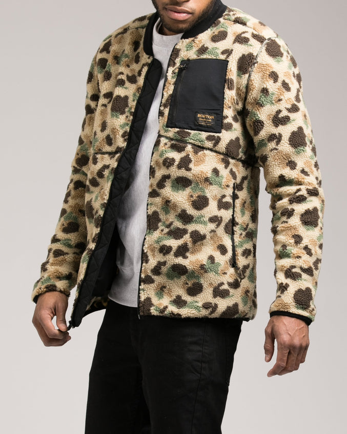 Grove Full Zip Fleece - Color: Duck Camo Jacquard | Multi
