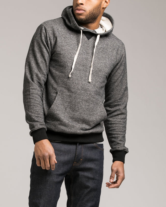 Nep Terry Hoodie - Color: Heather Black | Black