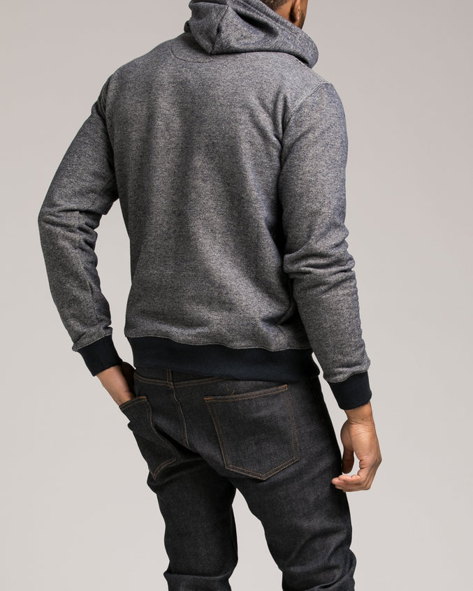 Nep Terry Hoodie - Color: Heather Navy | Blue