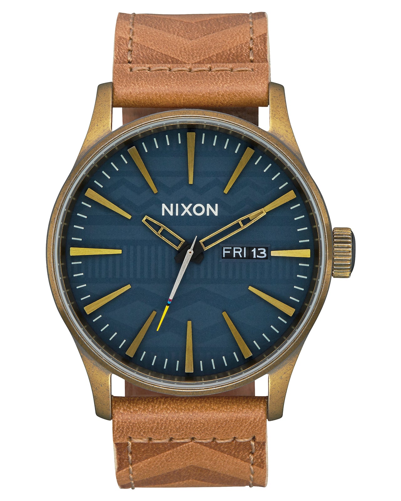 Sentry Leather - Color: Brass/Navy/Hickory | Brown