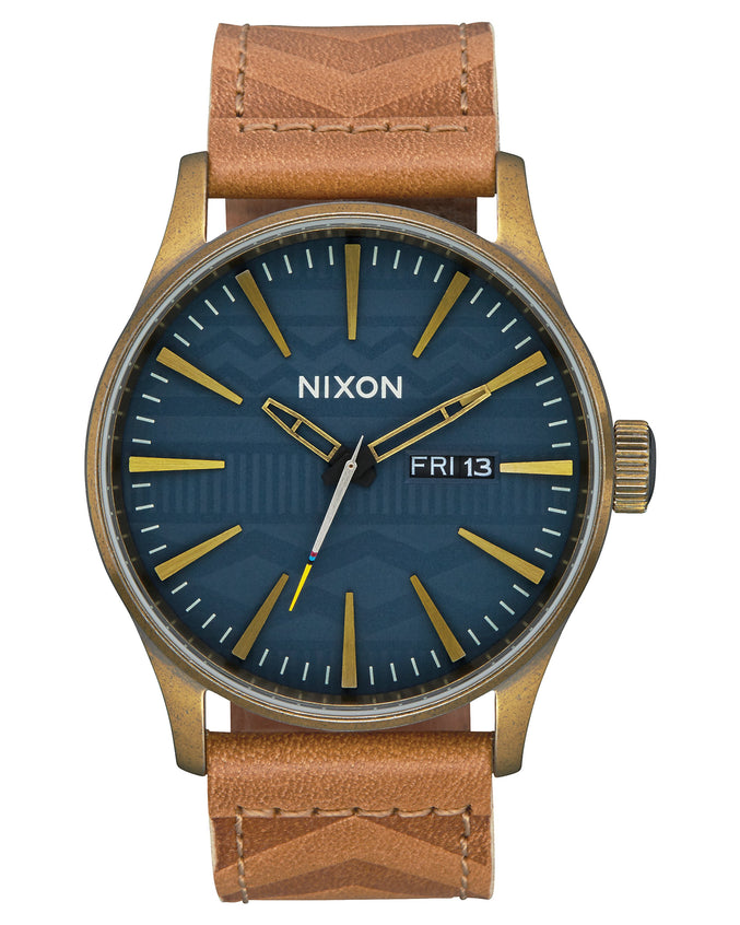 Sentry Leather - Color: Brass/Navy/Hickory | Brown