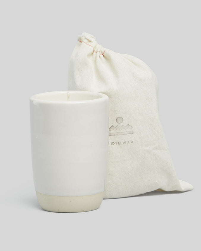 Idlywild 12 oz Candle - Color: White | White