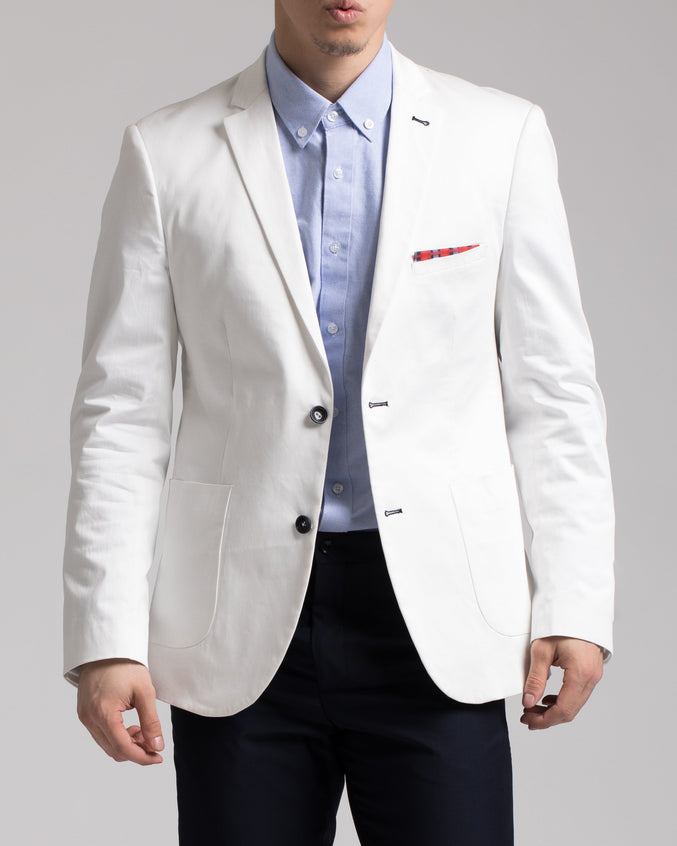 Ashton Peak Jacket - Color: White Twill | White