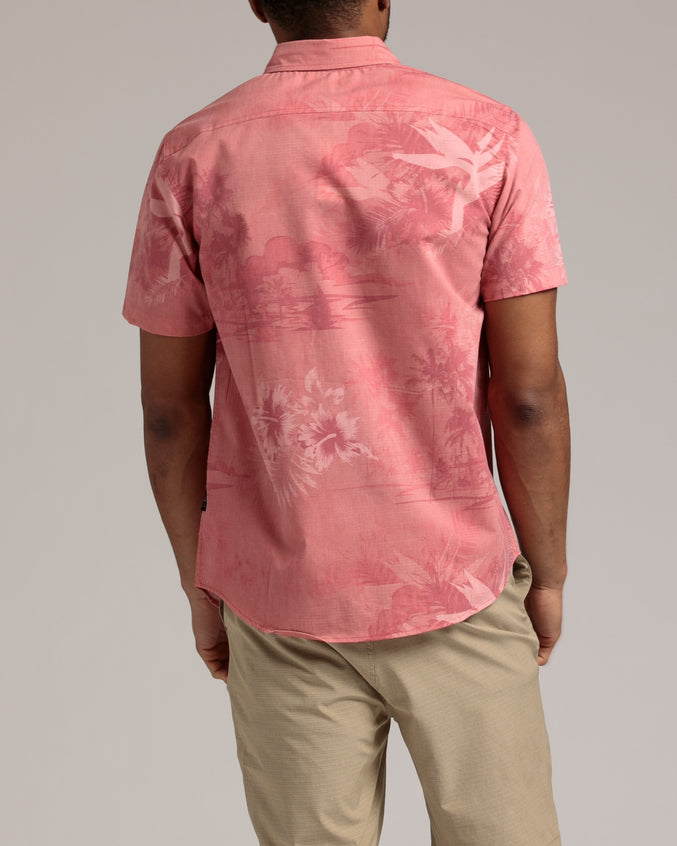 Manihiki SS Shirt - Color: Hula Red | Red