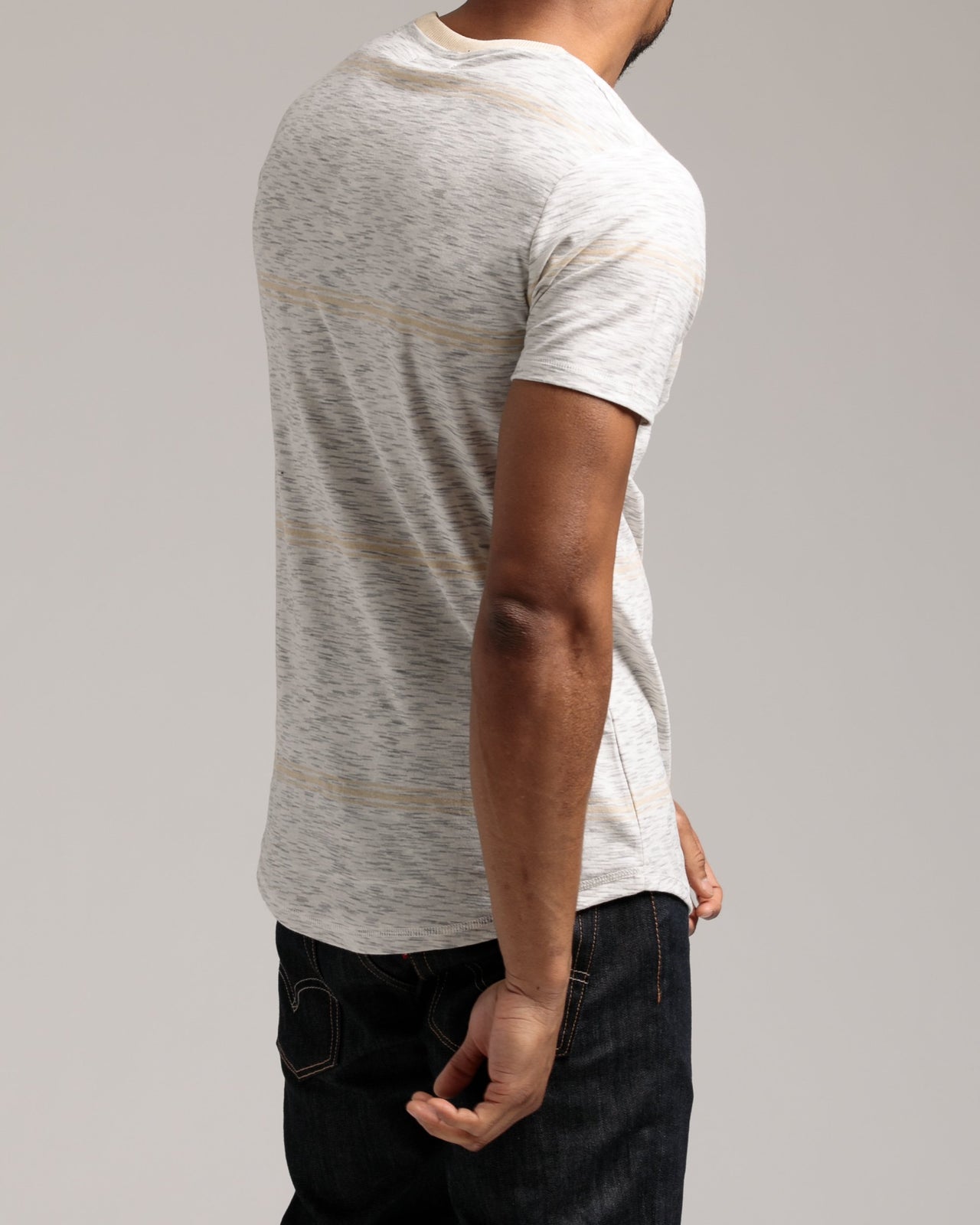 Gus Tee - Color: Sand | Gray