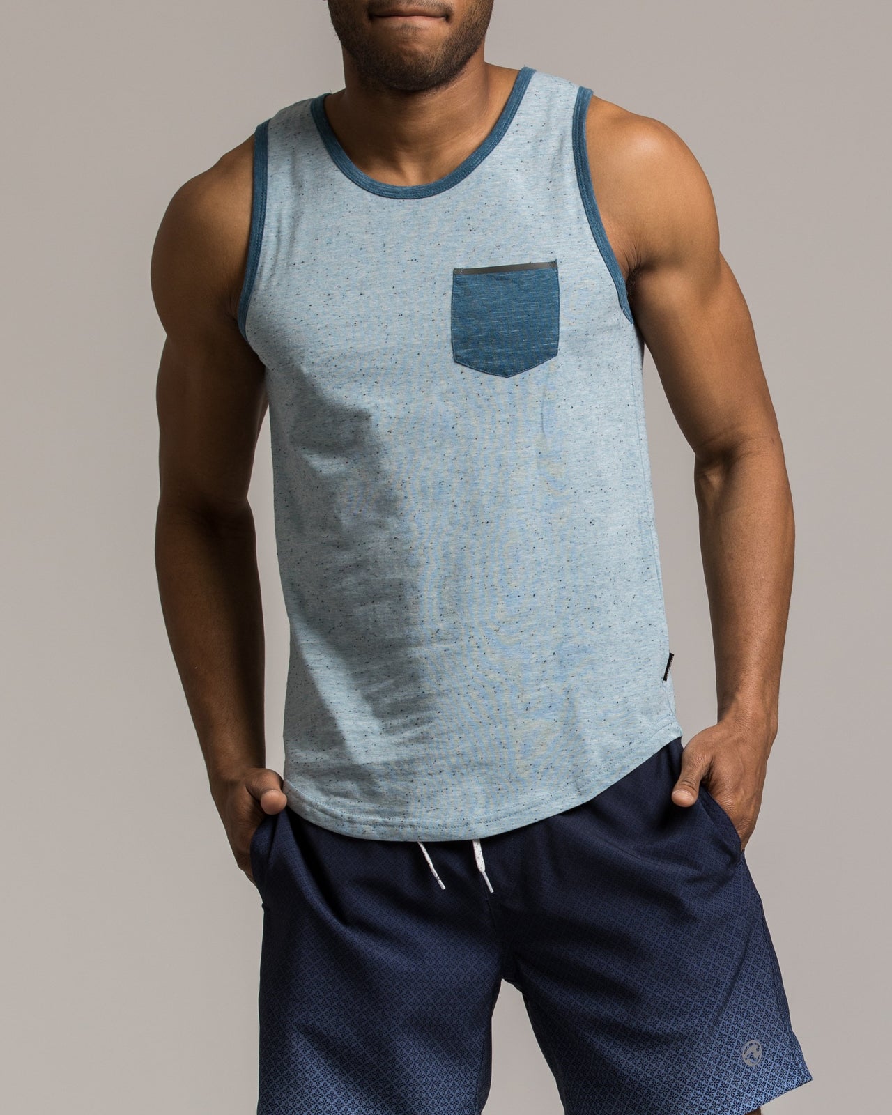 Gladstone Tank - Color: Dolphin | Blue
