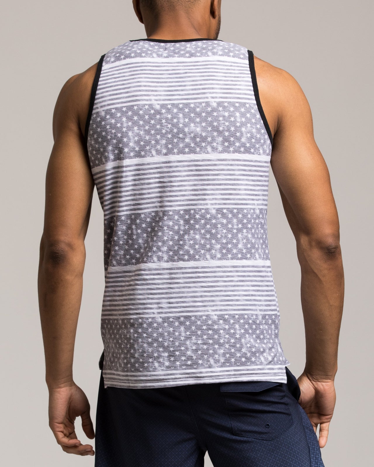 Stripes Tank - Color: Black | Black